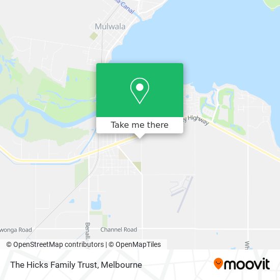 The Hicks Family Trust map
