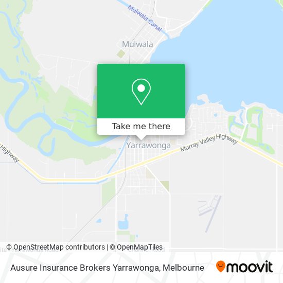 Mapa Ausure Insurance Brokers Yarrawonga