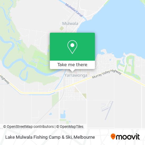 Lake Mulwala Fishing Camp & Ski map