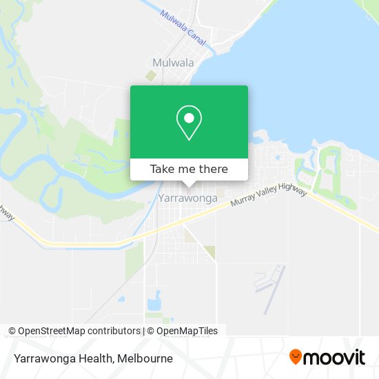 Yarrawonga Health map