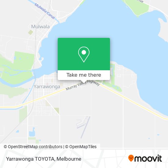 Yarrawonga TOYOTA map