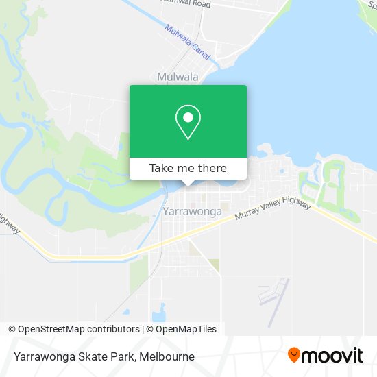 Yarrawonga Skate Park map