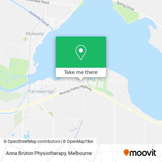 Anna Bruton Physiotherapy map