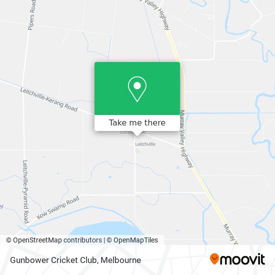 Gunbower Cricket Club map