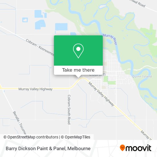 Barry Dickson Paint & Panel map