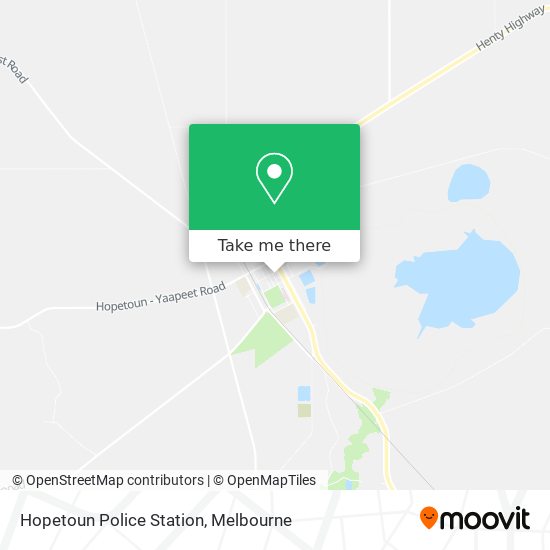 Hopetoun Police Station map