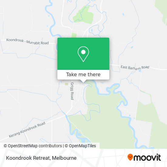 Koondrook Retreat map