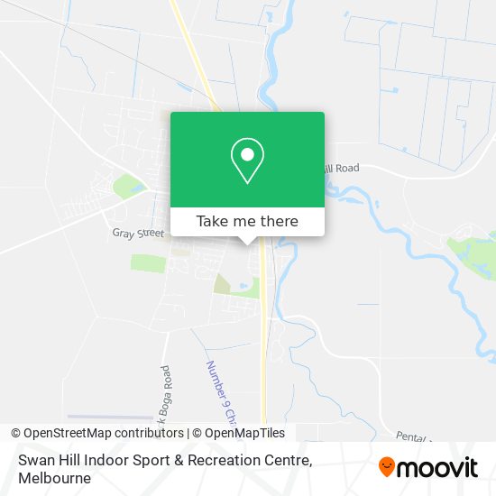 Swan Hill Indoor Sport & Recreation Centre map