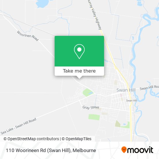 110 Woorineen Rd (Swan Hill) map