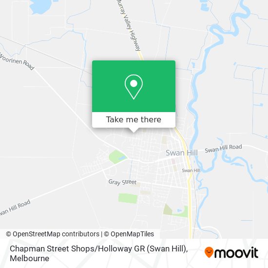 Chapman Street Shops / Holloway GR (Swan Hill) map