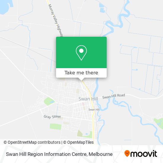 Swan Hill Region Information Centre map