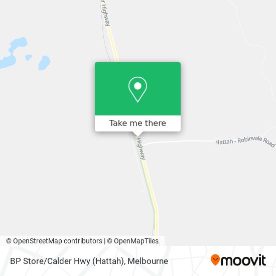 BP Store/Calder Hwy (Hattah) map