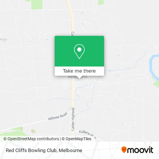 Red Cliffs Bowling Club map