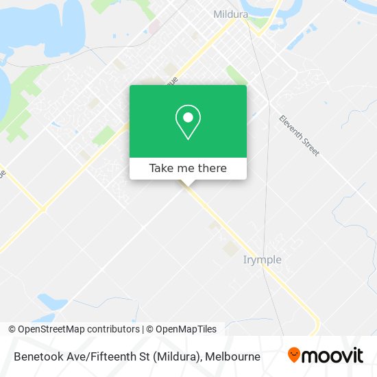 Mapa Benetook Ave / Fifteenth St (Mildura)