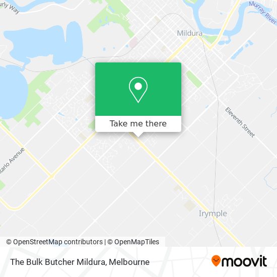 The Bulk Butcher Mildura map