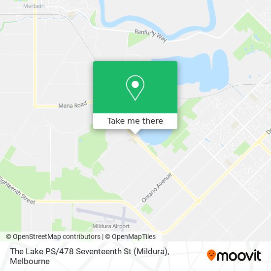 The Lake PS / 478 Seventeenth St (Mildura) map