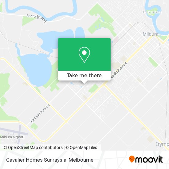 Cavalier Homes Sunraysia map