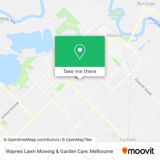 Waynes Lawn Mowing & Garden Care map