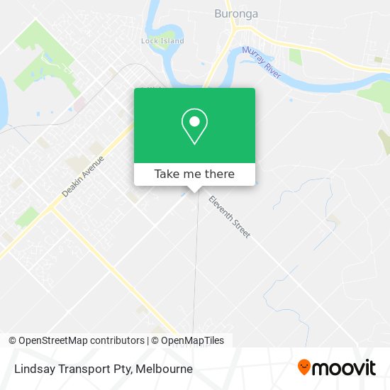Lindsay Transport Pty map