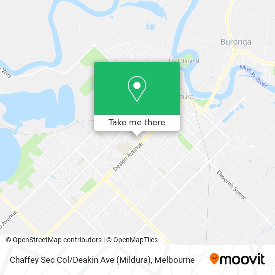 Chaffey Sec Col / Deakin Ave (Mildura) map