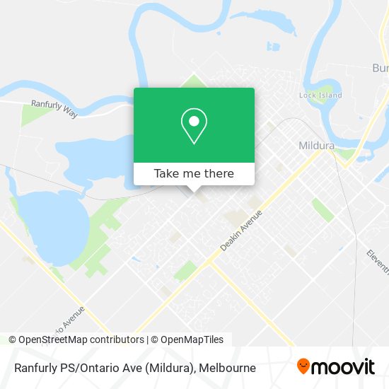 Ranfurly PS / Ontario Ave (Mildura) map