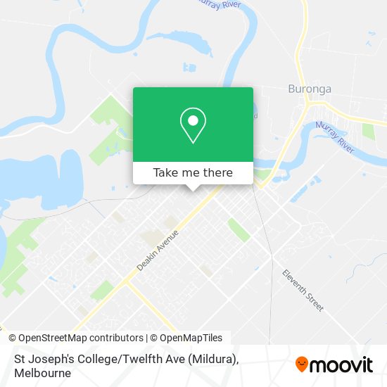St Joseph's College / Twelfth Ave (Mildura) map