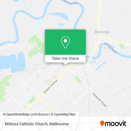 Mildura Catholic Church map