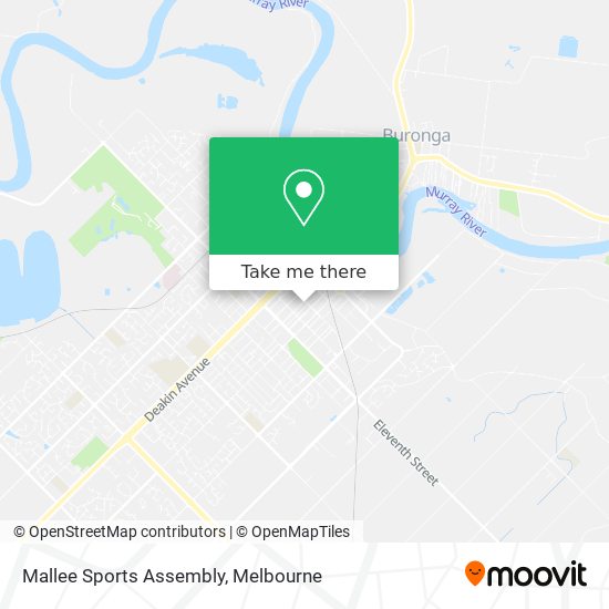 Mapa Mallee Sports Assembly