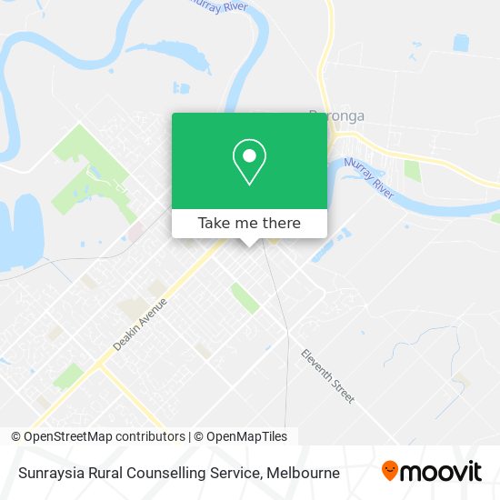 Sunraysia Rural Counselling Service map