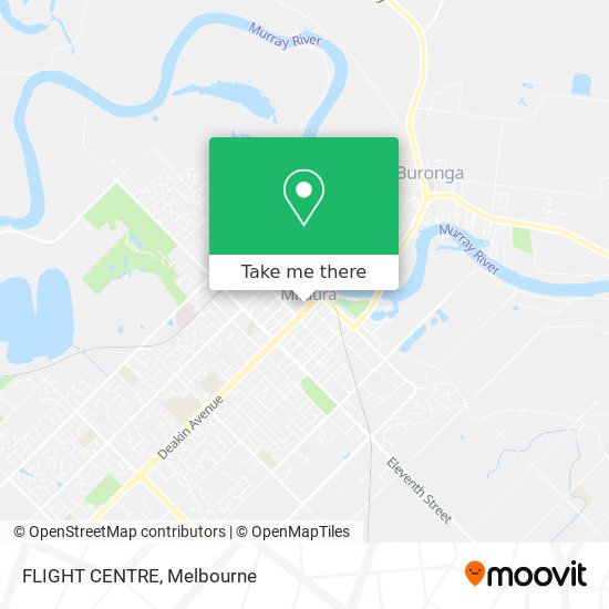 Mapa FLIGHT CENTRE