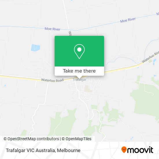 Trafalgar VIC Australia map