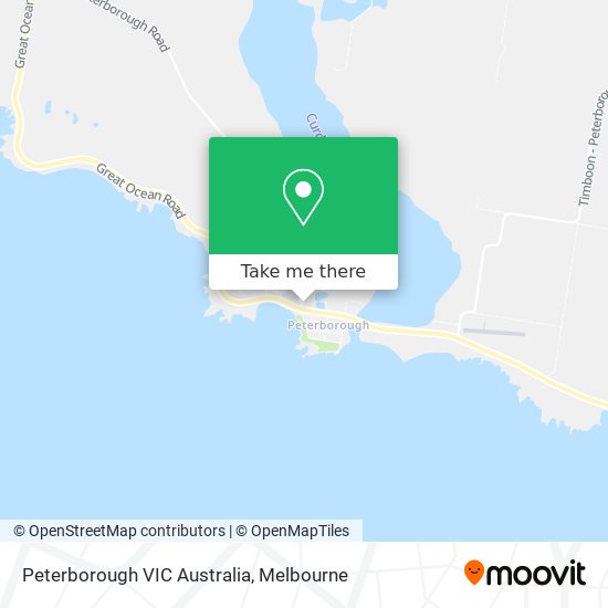 Peterborough VIC Australia map