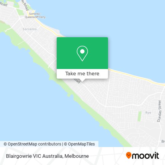 Blairgowrie VIC Australia map