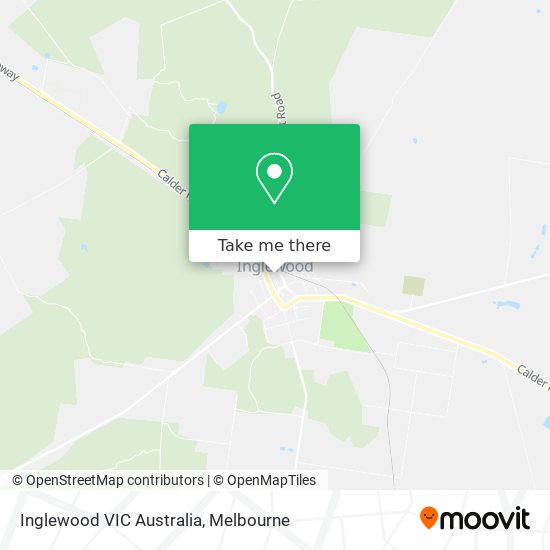 Inglewood VIC Australia map