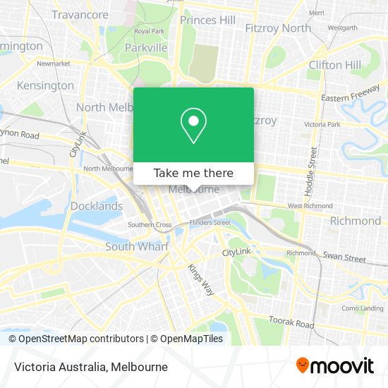 Victoria Australia map