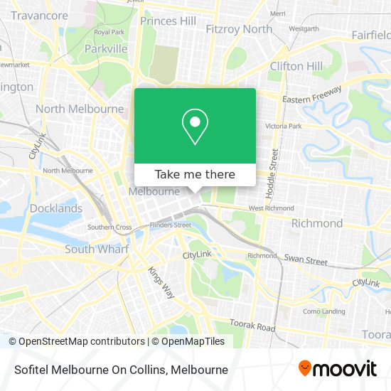 Sofitel Melbourne On Collins map