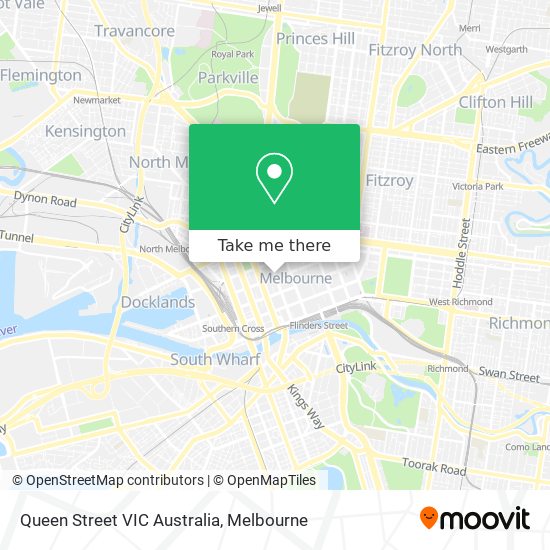 Queen Street VIC Australia map