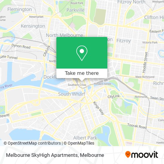 Melbourne SkyHigh Apartments map