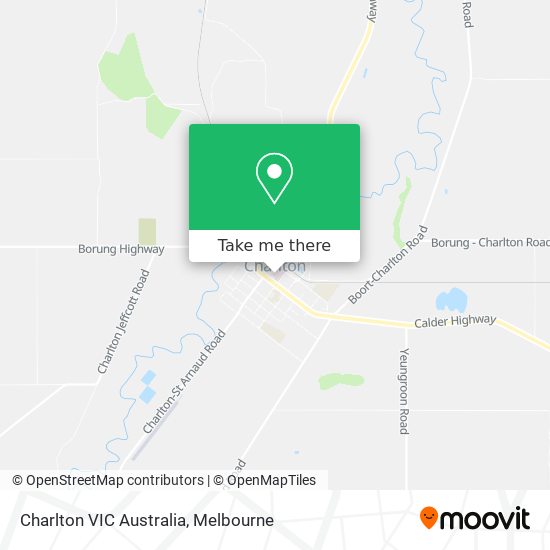 Charlton VIC Australia map