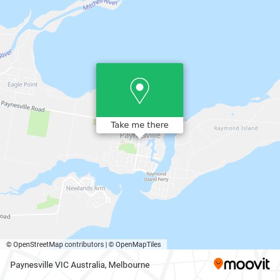 Paynesville VIC Australia map