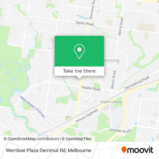 Werribee Plaza Derrimut Rd map