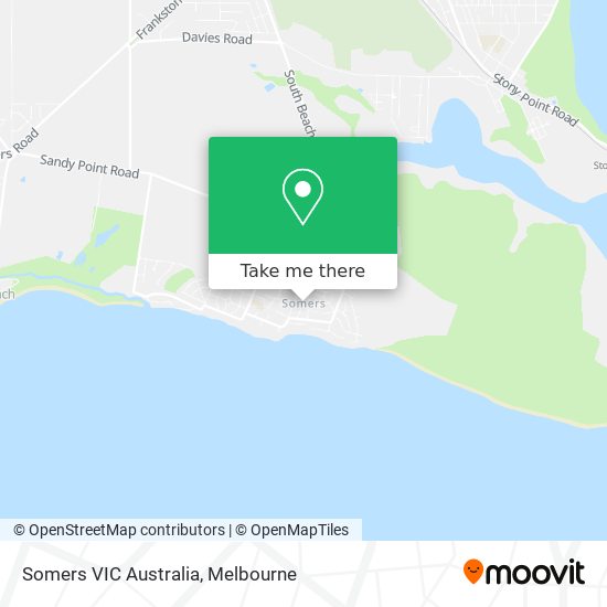 Somers VIC Australia map
