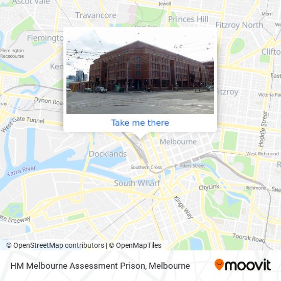 Mapa HM Melbourne Assessment Prison