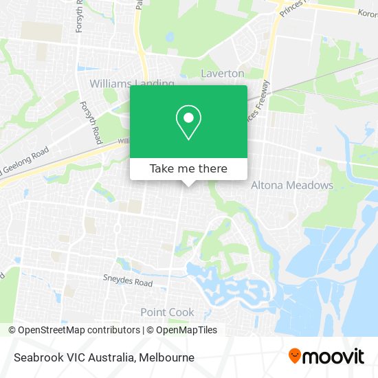 Seabrook VIC Australia map