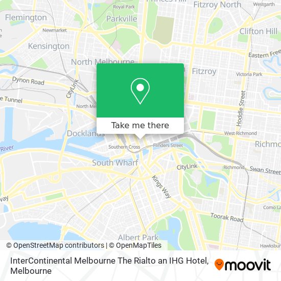 InterContinental Melbourne The Rialto an IHG Hotel map