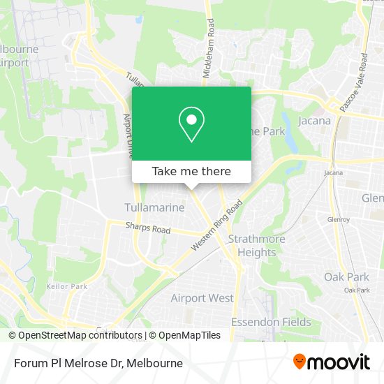 Forum Pl Melrose Dr map