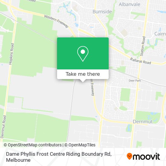 Dame Phyllis Frost Centre Riding Boundary Rd map