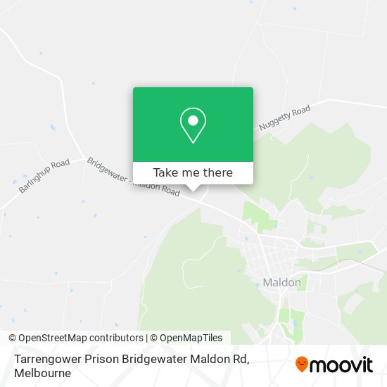 Tarrengower Prison Bridgewater Maldon Rd map