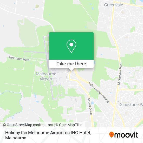 Holiday Inn Melbourne Airport an IHG Hotel map