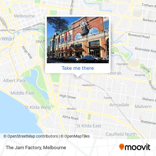 The Jam Factory map